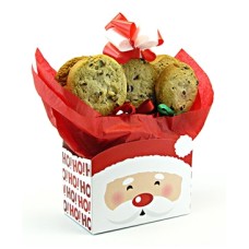Santa HoHo Cookie Tote Box (1/2 Dozen)